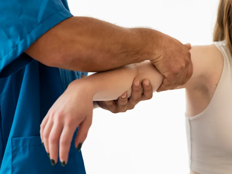 Chiropractic care for elbow pain at Next Level Chiropractic & Wellness in Caro